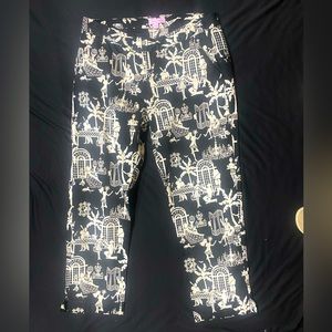 Lilly Pulitzer Pants in Midnight Toile